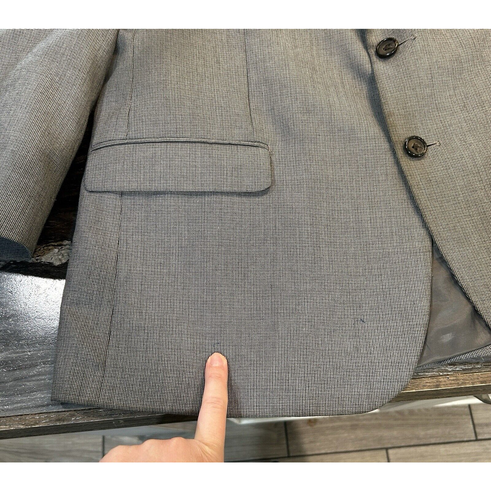 Lauren Ralph Lauren Men’s Blazer 44S Large Gray Office Career Professional Work - Picture 14 of 15